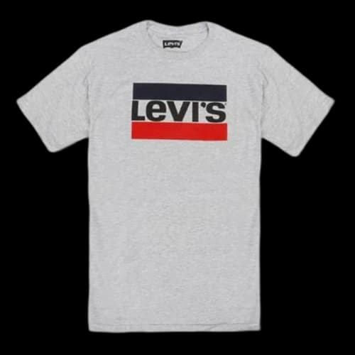 LEVI'S Levis Alphabet Logo Short Sleeve Gray