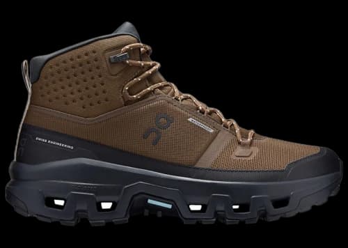 On Running Cloudrock Mid Waterproof Earth Black