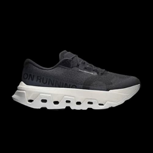 On Cloudmonster 3 Breathable Rebound Running Shoes Men's Black White