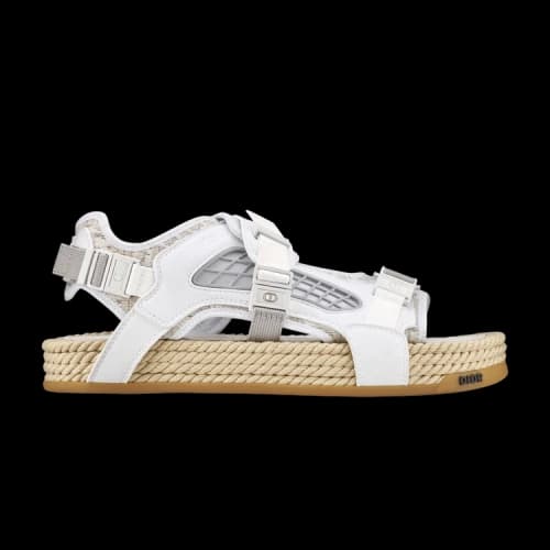 Dior Atlas Sandal 'Dior Oblique - White'