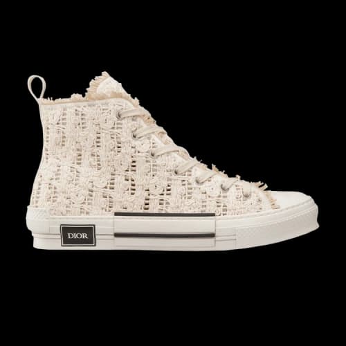 Dior B23 High 'Dior Oblique Macramé - Cream'