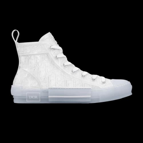 Dior B23 High 'Raised Dior Oblique - Transparent White'