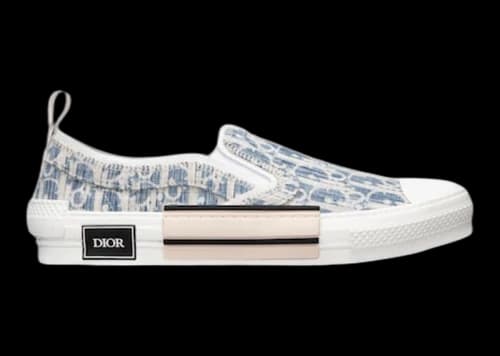 Dior B23 Low Blue Oblique Kasuri Jacquard