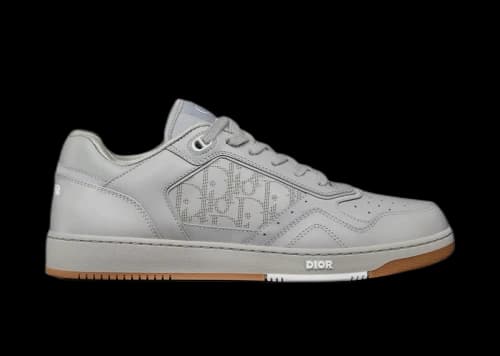Dior B27 Low Gray Oblique Leather