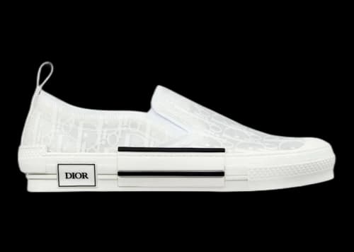 Dior B23 Slip-On White Oblique