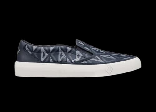 Dior B101 Slip-On Navy Blue CD Diamond Canvas
