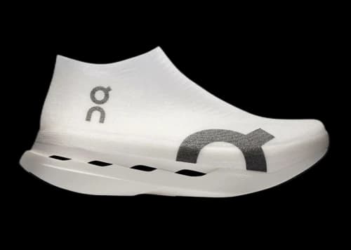 On Running Cloudboom Strike LS White Black