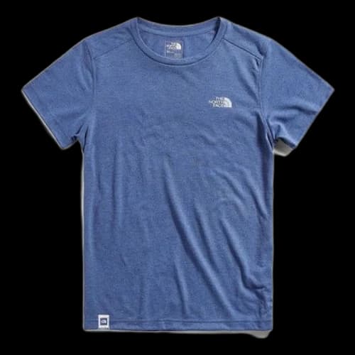 THE NORTH FACE Outdoor Sports hygroscopic Breathable Quick Dry Short Sleeve Couple Style Blue