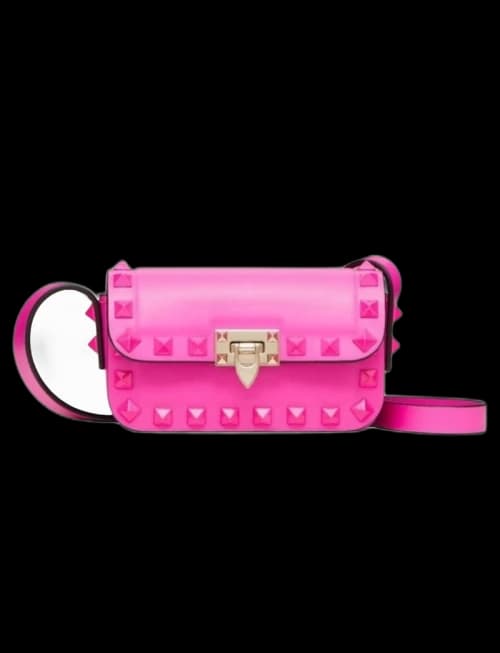 Valentino Rockstud Mini Shoulder Shoulder Bag Pink