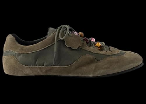 Cecilie Bahnsen Blaise Sneaker Olive (Women's)