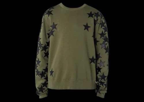 AMIRI Chemist Stars Sweatshirt Military Green