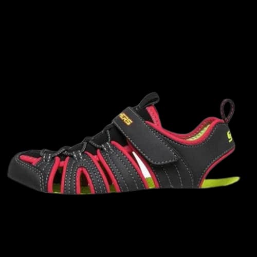 (GS) Skechers C-Flex Sandal 'Black Red Yellow'