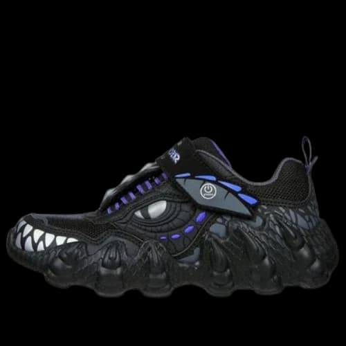 (GS) Skechers Aurus Lights Dino-tracker 'Black'