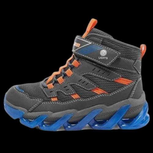 (GS) Skechers Mega-Surge Sneaker 'Grey Orange Blue'