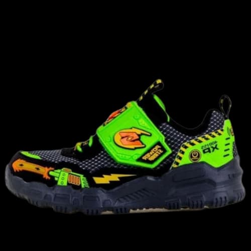 (GS) Skechers Adventure Track-Sound Blaster Sneaker 'Black Green'