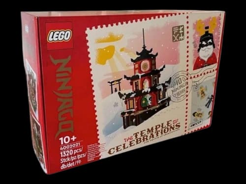 LEGO Ninjago The Temple of Celebrations (2021 Employee Exclusive) Set 4002021 Christmas