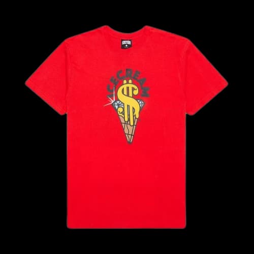 Icecream King Cone Tee 'Tomato'