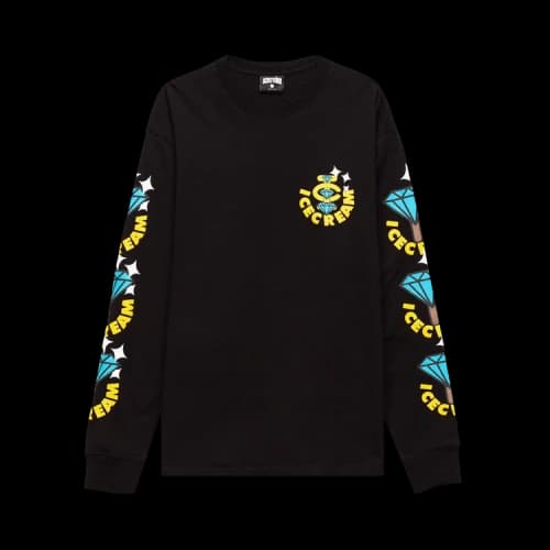Icecream Bling Bling Long-Sleeve T-Shirt 'Black'