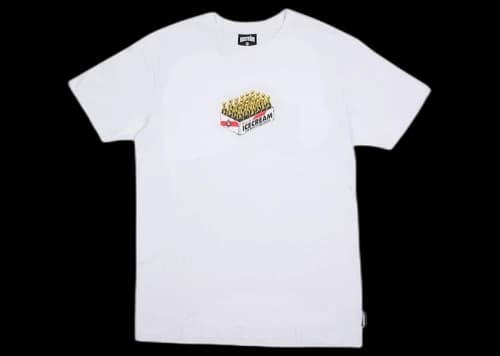Icecream Ice Cream Wealth and Health Tee White
