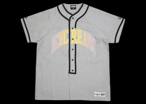 Icecream Ice Cream Play Ball Knit Jersey Tee Gray