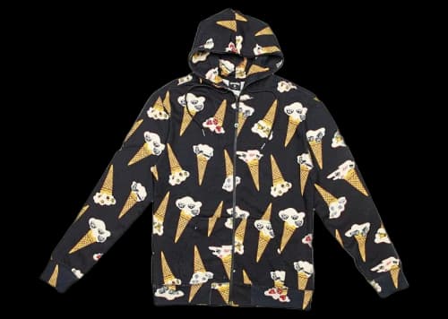 Icecream Ice Cream Way Hoodie Black