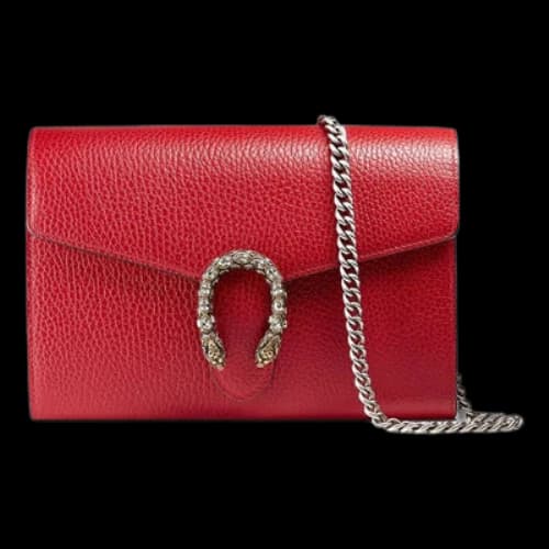Gucci Dionysus Mini-Sized Single-Shoulder Bag Red (Women's)