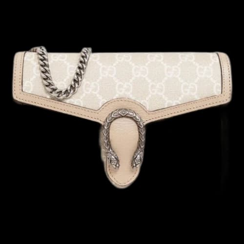 Gucci Dionysus GG Mini Chain Wallet 'Beige' (Women's)