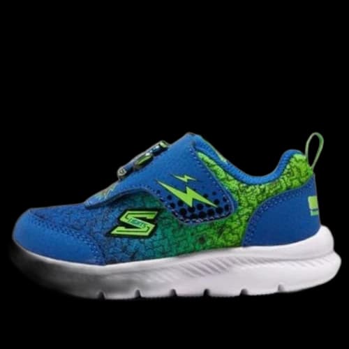 (TD) Skechers Comfy Flex 2.0 'Blue Lime'