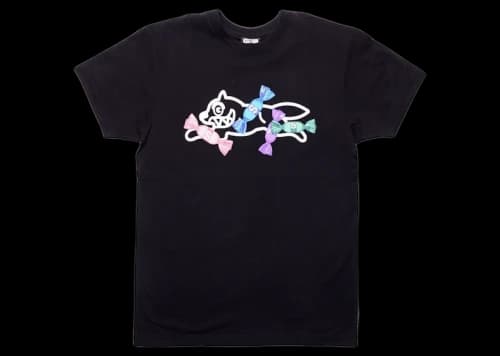 Icecream Ice Cream Bling Tee Black