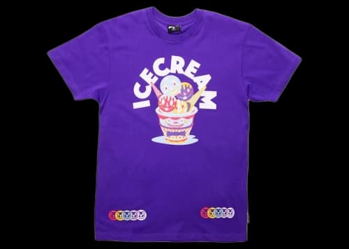 Icecream Ice Cream Walken Tee Purple