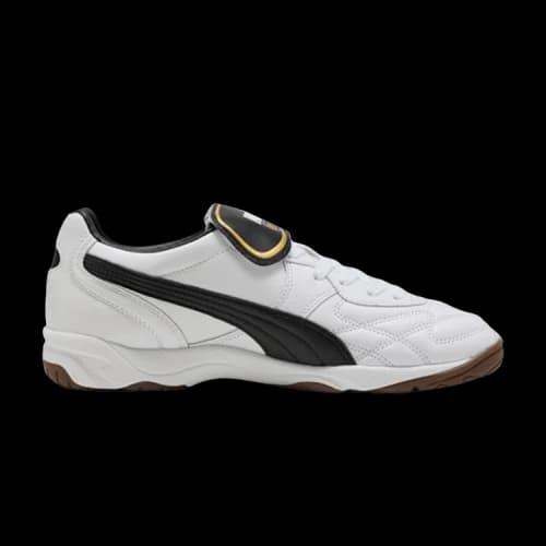 PUMA King Indoor Soccer Shoes Unisex White Black