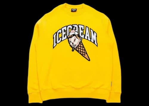 Icecream Ice Cream Cherry On Top Crew Sweater Yellow/Solar