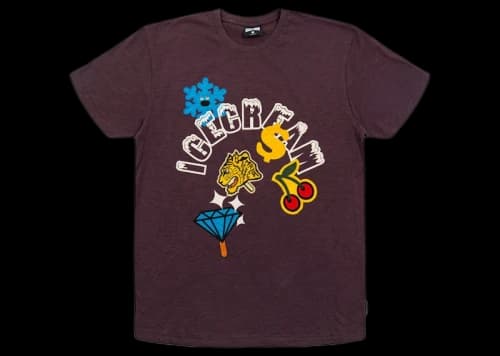 Icecream Ice Cream Melted Knit Tee Brown/Shale