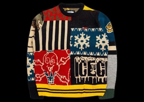 Icecream Ice Cream Syrup Sweater Multi/Black