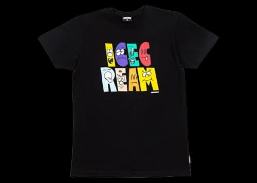 Icecream Ice Cream Characters Tee Black