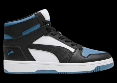 Puma Rebound Layup White Black Blue Horizon