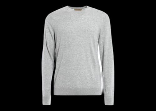 Burberry Cashmere Blend Crewneck Sweatshirt Grey