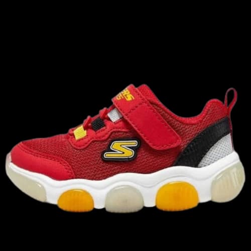 (PS) Skechers Mighty Glow 'Red Yellow Black'