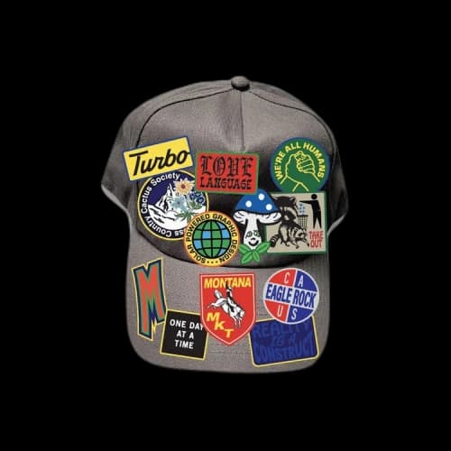 Market Patch 6 Panel Hat 'Black'
