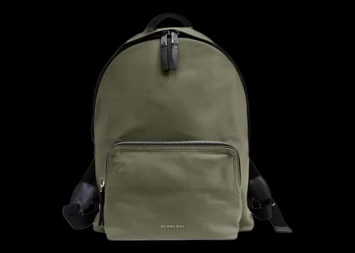 Burberry Nylon Backpack Green