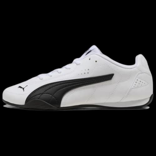 PUMA Catch Abrasion Resistant Low top Casual Shoes Unisex White Black