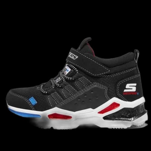 (GS) Skechers Skech-Bots 'Black Red'