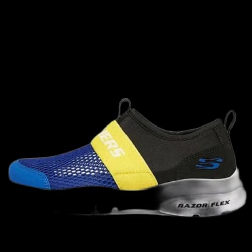 (GS) Skechers Razor Flex 'Blue Black Yellow'