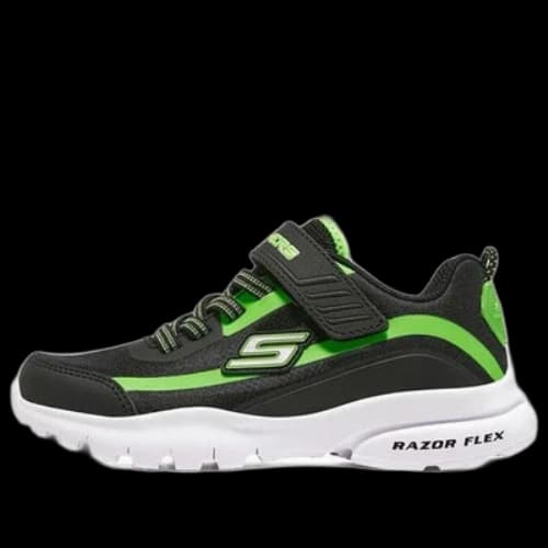 (GS) Skechers Razor Flex 'Black Green'