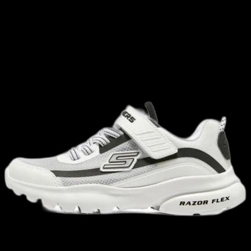(GS) Skechers Razor Flex 'White Black Grey'