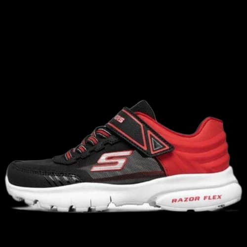 (GS) Skechers Razor Flex 'Black Red'