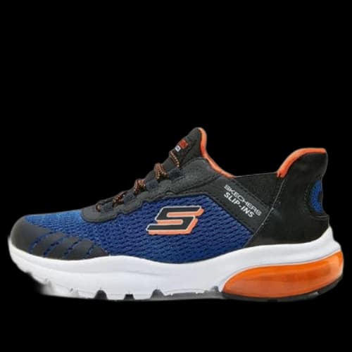 (GS) Skechers Slip-ins Razor Flex Air Sneaker 'Blue Black Orange'