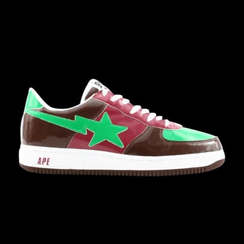 Bapesta FS-001 Low 'Green Brown Red'