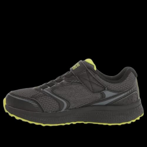 (GS) Skechers Go Run Shoes 'Black Green'