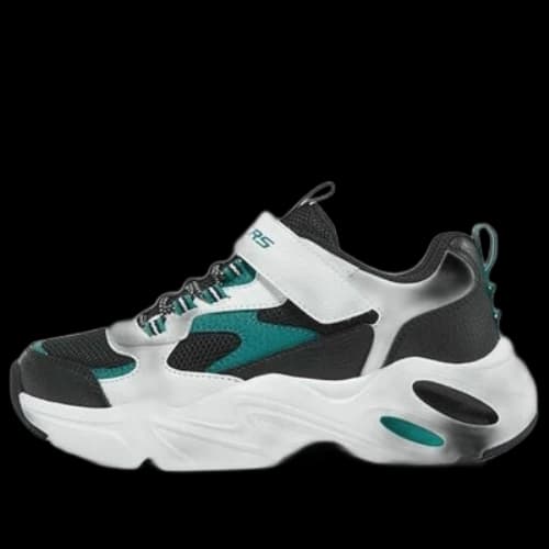 (GS) Skechers Stamina Airy 'White Black Green'